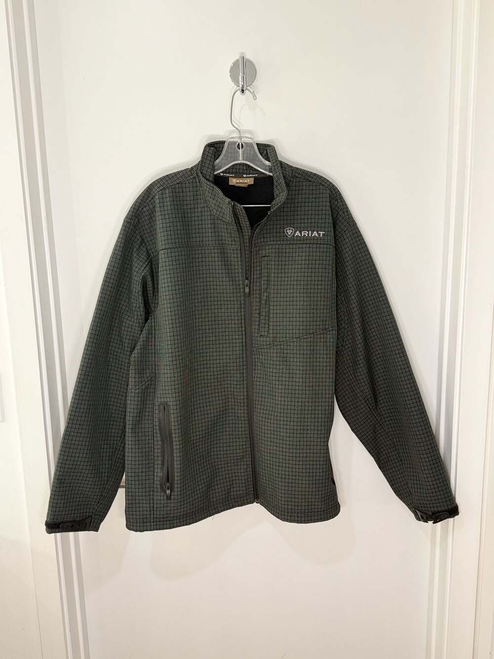 Ariat Men's Vernon Softshell Jacket Black Grid